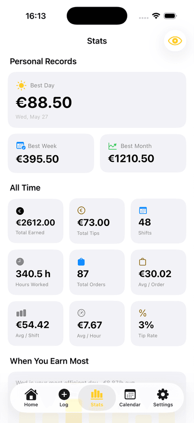 Haul screenshot 2